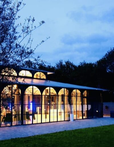 Arches de la Ria salle éclairé de nuit