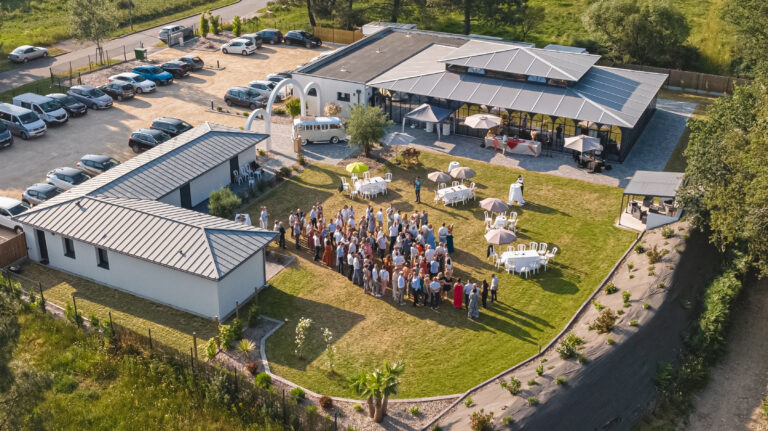 Domaine de réception, les arches de la Ria, vue aérienne